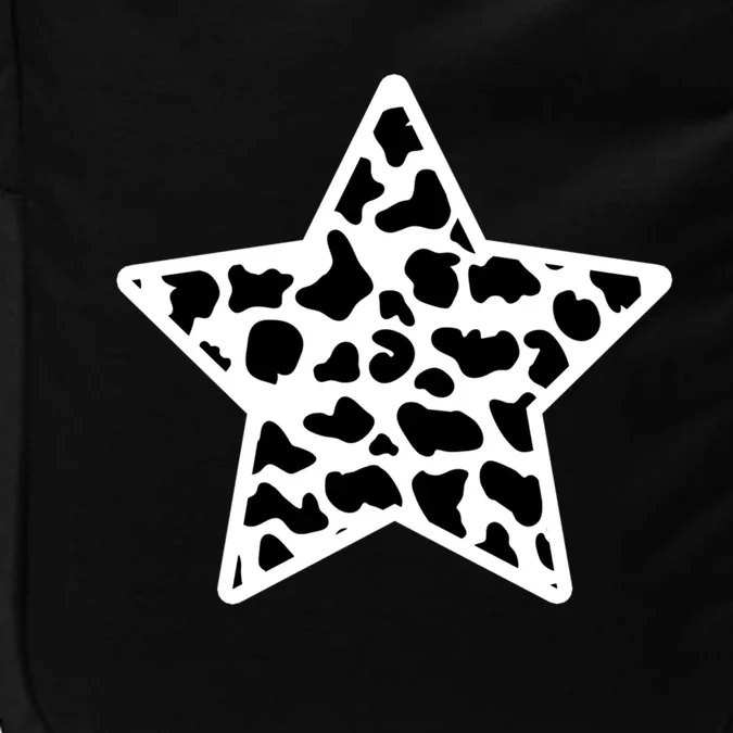 Star Cow Pattern Cute Gift Cow Print Clothing For Cow Lover Cute Gift Impact Tech Backpack