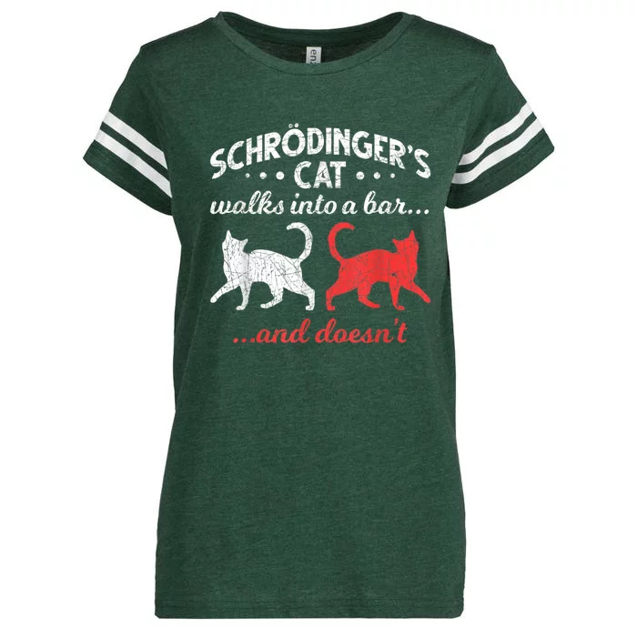 Schrodingers Cat Physics Enza Ladies Jersey Football T-Shirt