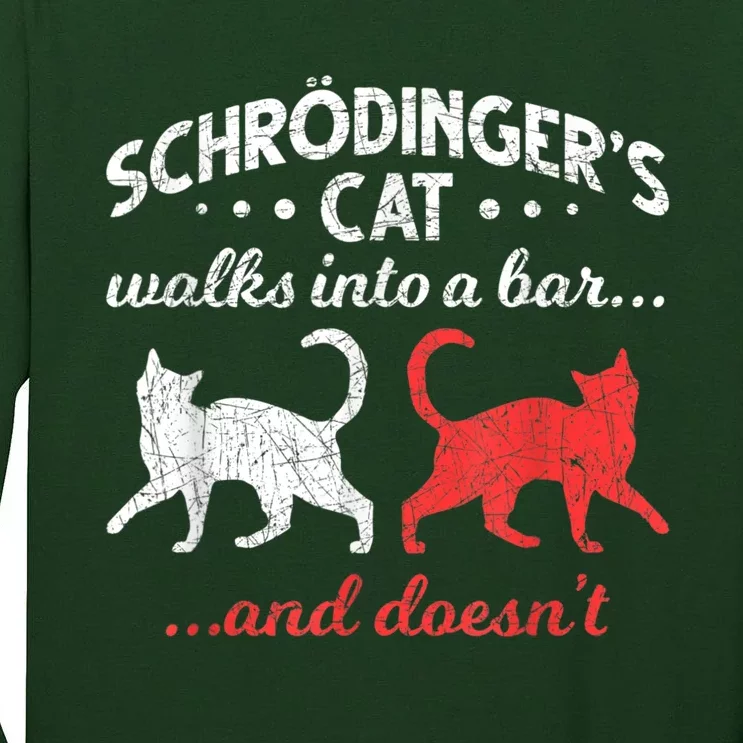 Schrodingers Cat Physics Tall Long Sleeve T-Shirt