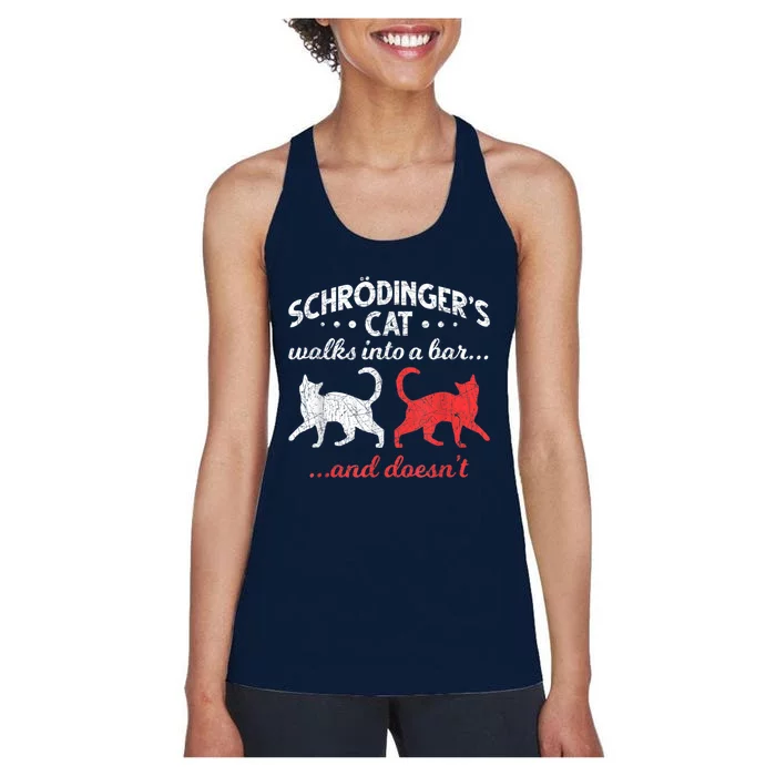 Schrodingers Cat Physics Women's Racerback Tank