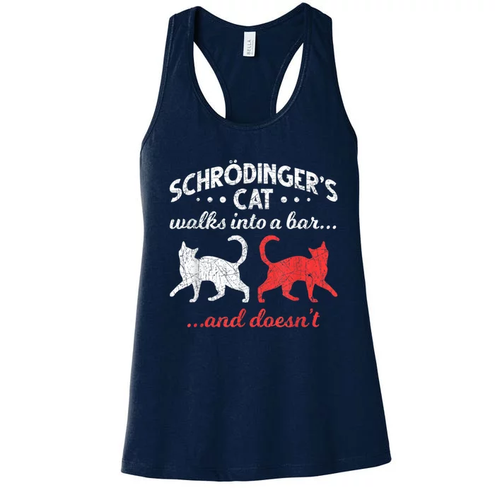 Schrodingers Cat Physics Women's Racerback Tank