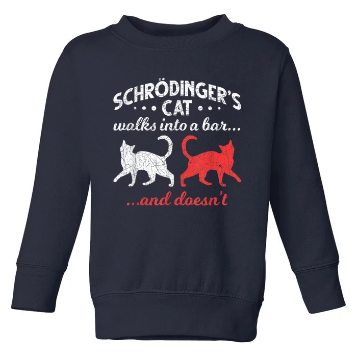 Schrodingers Cat Physics Toddler Sweatshirt