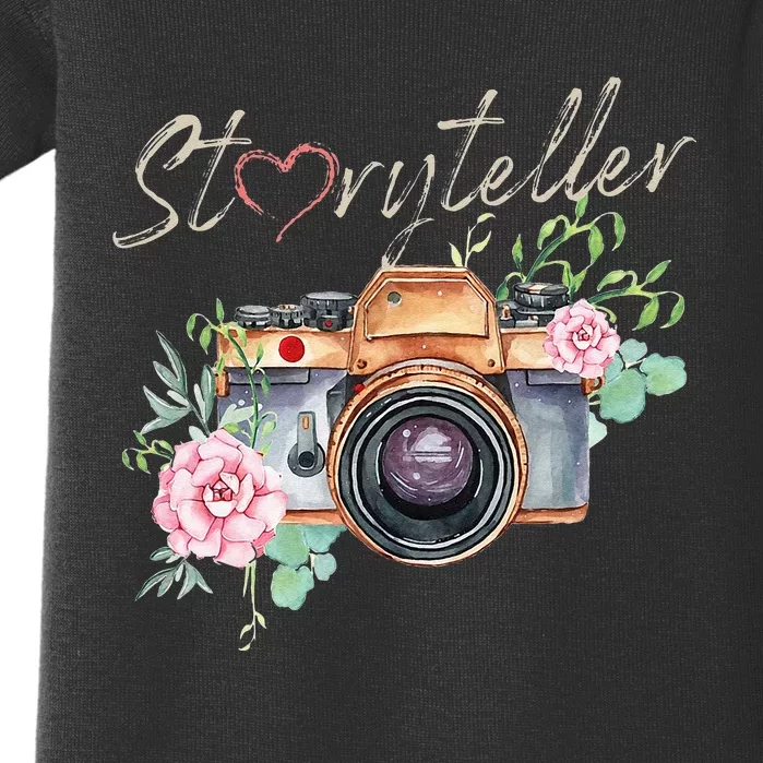 Storyteller Camera Photography Photographer Cameraman Ideas Baby Bodysuit