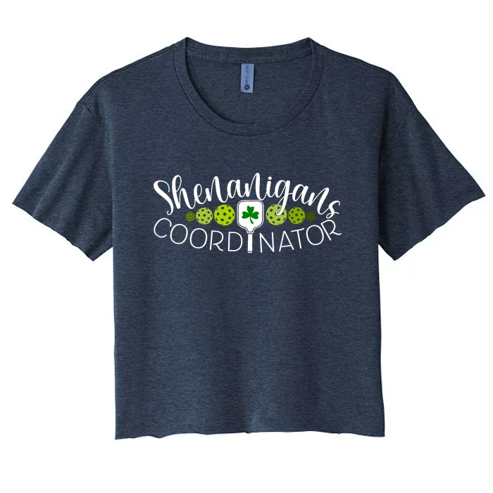 Shenanigans Coordinator Pickleball Sport Women's Crop Top Tee