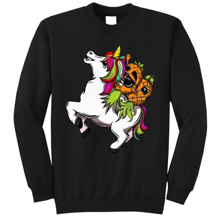 Swingers Couple Pineapple Swinging On A Unicorn Swinger Tall Sweatshirt