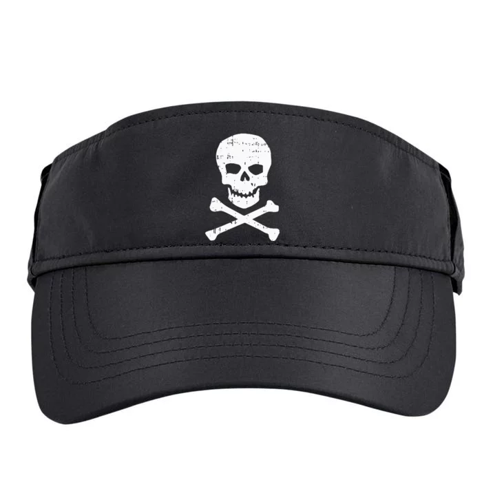 Skull Crossbones Pocket Halloween Costume Skeleton Bones Adult Drive Performance Visor