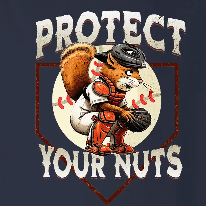 Squirrel Catcher Protect Your Nuts Baseball Toddler Long Sleeve Shirt