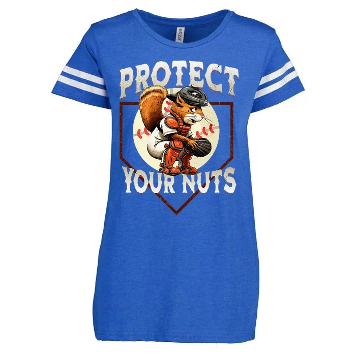 Squirrel Catcher Protect Your Nuts Baseball Enza Ladies Jersey Football T-Shirt