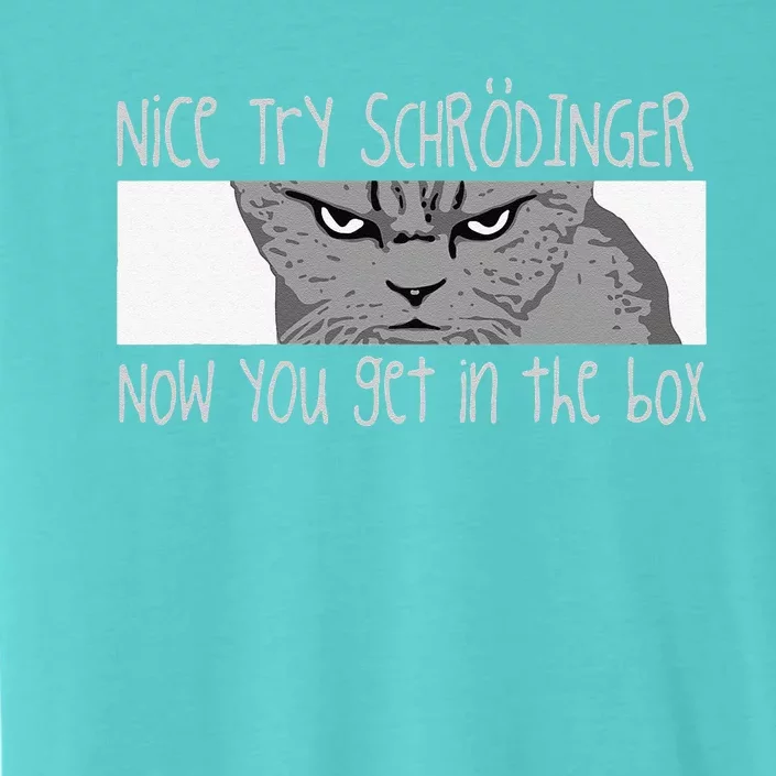 Schrodingers Cat Physicist Funny Quantum Physics ChromaSoft Performance T-Shirt