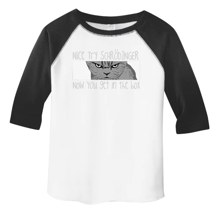 Schrodingers Cat Physicist Funny Quantum Physics Toddler Fine Jersey T-Shirt