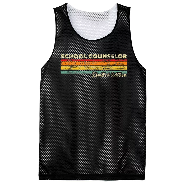 School Counselor Profession Counseling Career Guidance Mesh Reversible Basketball Jersey Tank