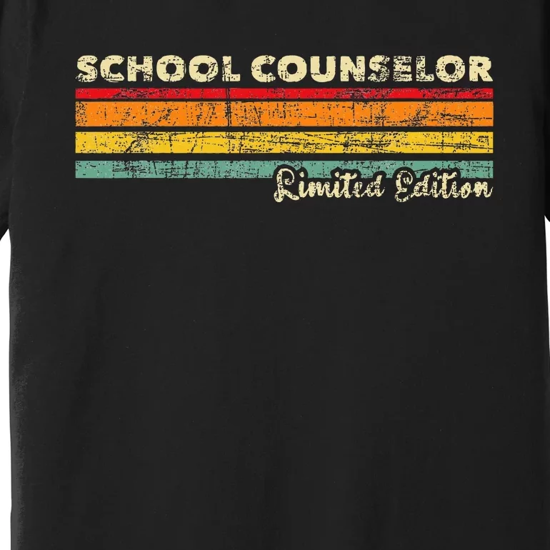 School Counselor Profession Counseling Career Guidance Premium T-Shirt