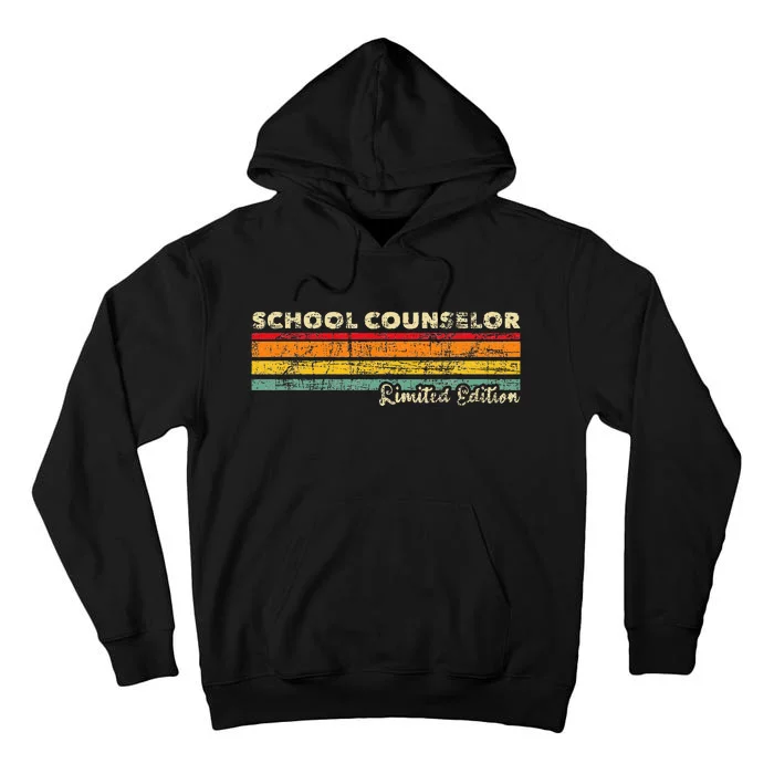 School Counselor Profession Counseling Career Guidance Tall Hoodie