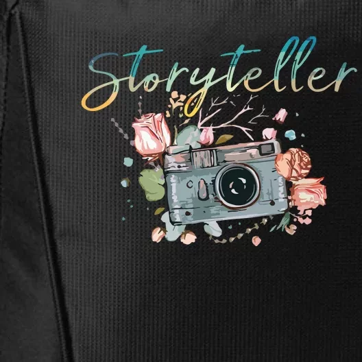 Storyteller Camera Photography Photographer Cameraman Gift City Backpack