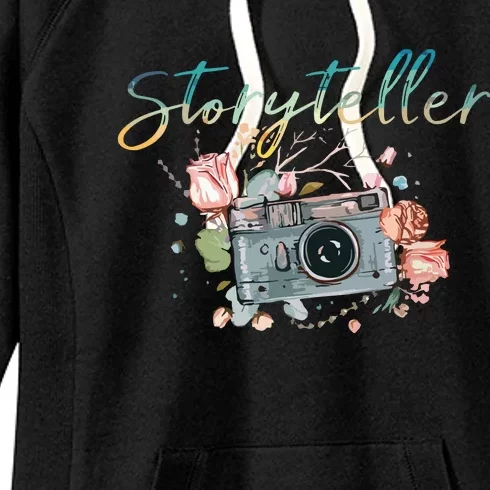 Storyteller Camera Photography Photographer Cameraman Gift Women's Fleece Hoodie