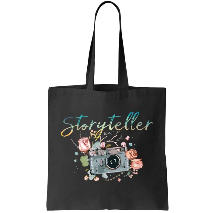 Storyteller Camera Photography Photographer Cameraman Gift Tote Bag