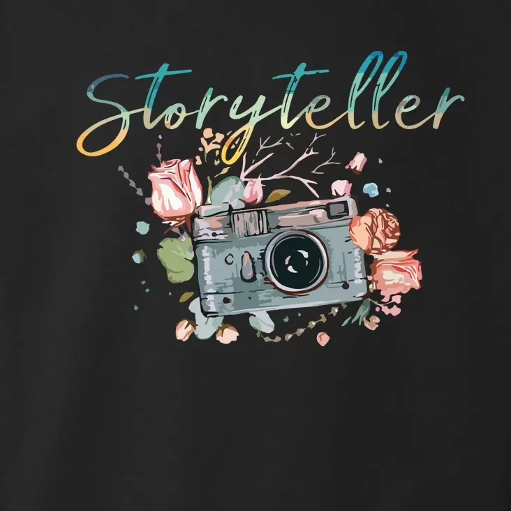 Storyteller Camera Photography Photographer Cameraman Gift Toddler Hoodie