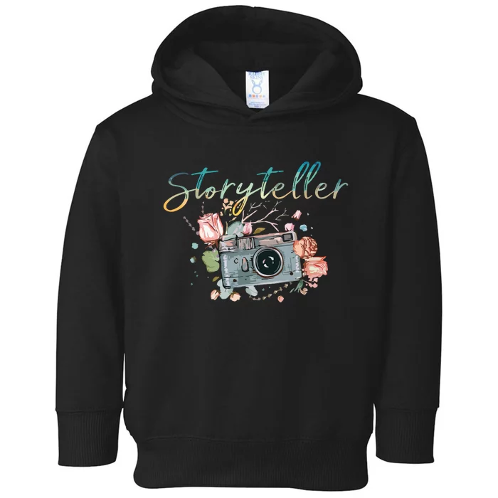 Storyteller Camera Photography Photographer Cameraman Gift Toddler Hoodie