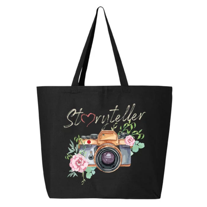 Storyteller Camera Photography Photographer Cameraman Ideas 25L Jumbo Tote