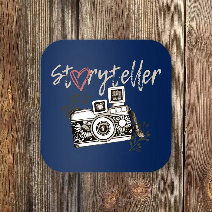 Storyteller Camera Photography Photographer Cool Coaster