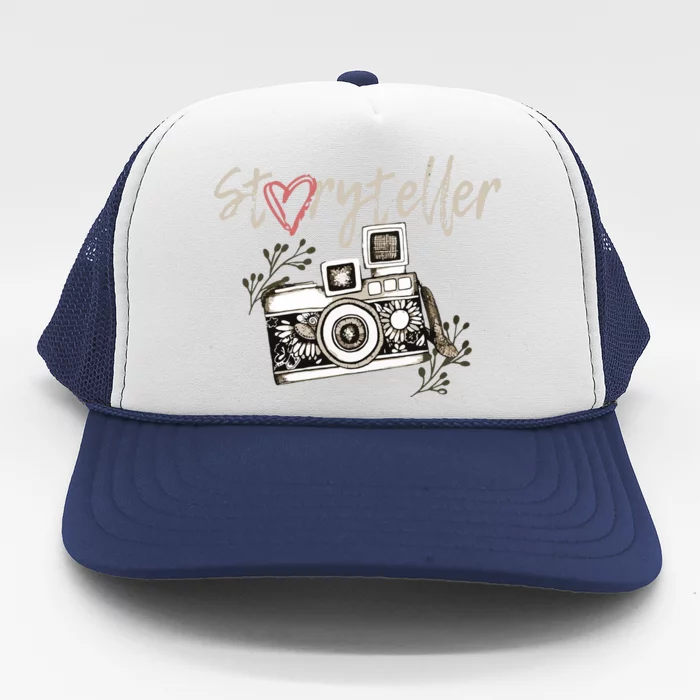 Storyteller Camera Photography Photographer Cool Trucker Hat