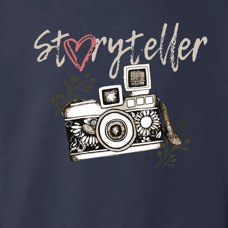 Storyteller Camera Photography Photographer Cool Toddler Hoodie