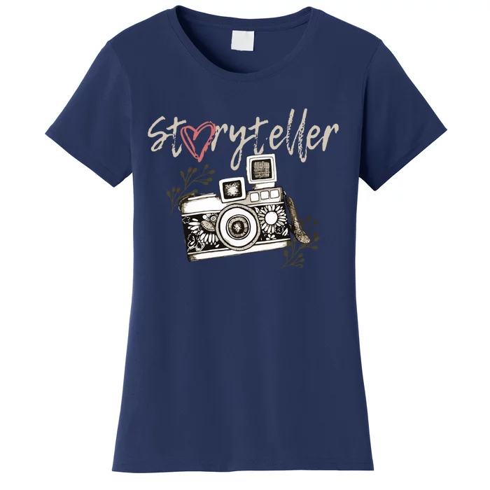 Storyteller Camera Photography Photographer Cool Women's T-Shirt