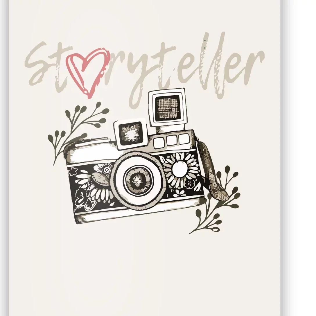 Storyteller Camera Photography Photographer Cool Poster