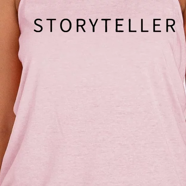 Storyteller Cool Photographer Photography Camera Funny Gift Women's Knotted Racerback Tank