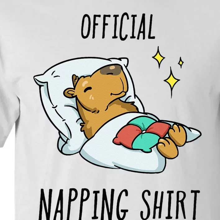 Sleeping Capybara Pajamas Sleepyhead Tall T-Shirt