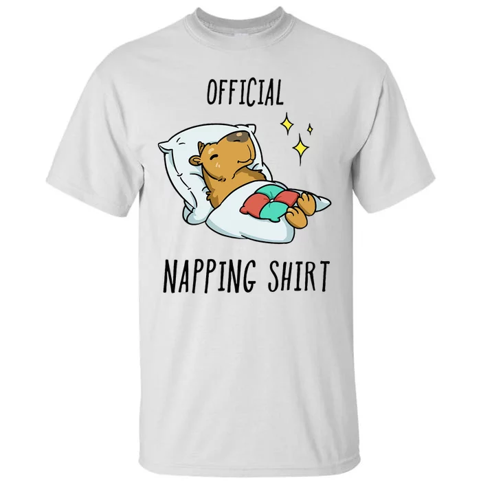 Sleeping Capybara Pajamas Sleepyhead Tall T-Shirt