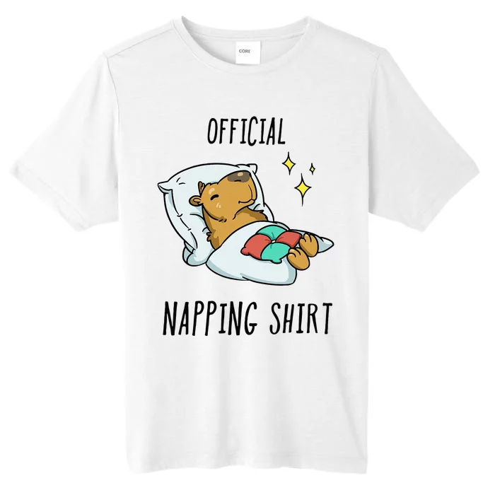 Sleeping Capybara Pajamas Sleepyhead ChromaSoft Performance T-Shirt