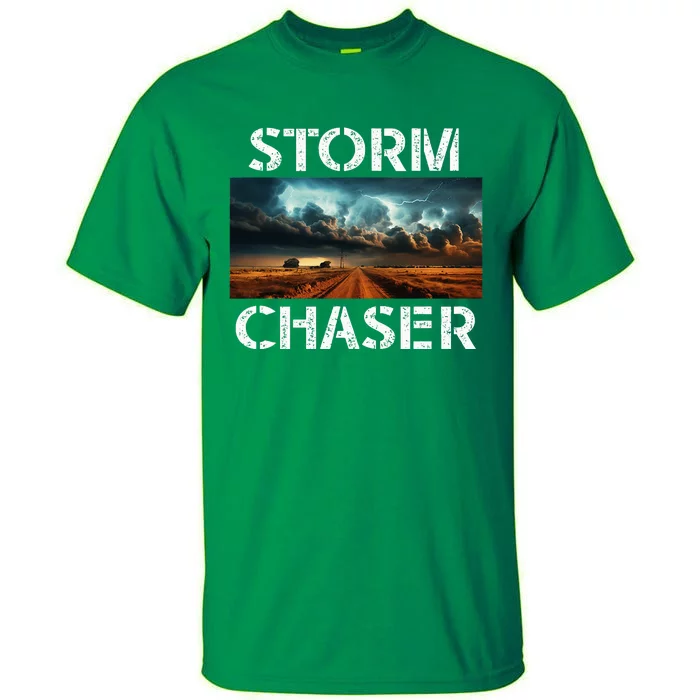 Storm Chaser Picture Extreme Weather Meteorologist Tall T-Shirt