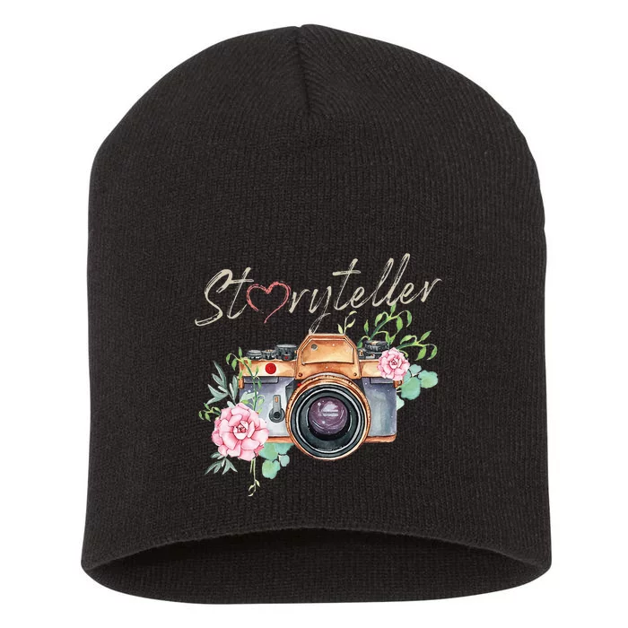 Storyteller Camera Photography Photographer Cameraman Ideas Short Acrylic Beanie