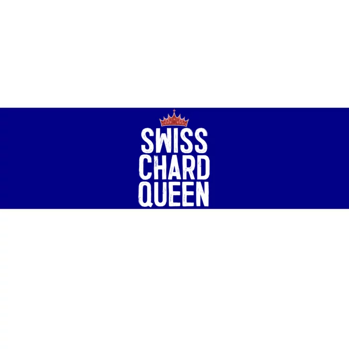 Swiss Chard Queen Vegan Vegetable Lover Gift Great Gift Bumper Sticker