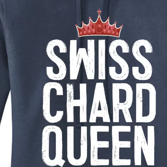 Swiss Chard Queen Vegan Vegetable Lover Gift Great Gift Women's Pullover Hoodie