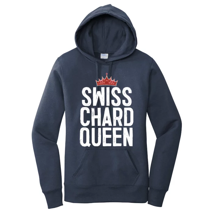 Swiss Chard Queen Vegan Vegetable Lover Gift Great Gift Women's Pullover Hoodie