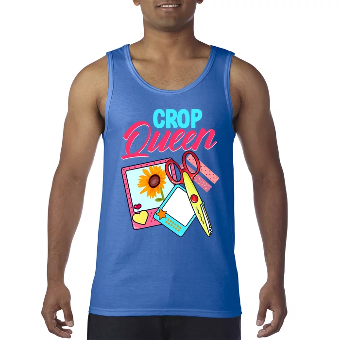 Scrapbook Crop Queen Retreat Hand Crafting Scrapbooking Gift Tank Top