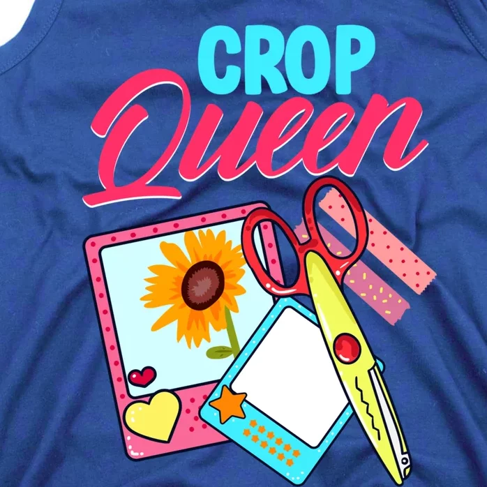 Scrapbook Crop Queen Retreat Hand Crafting Scrapbooking Gift Tank Top