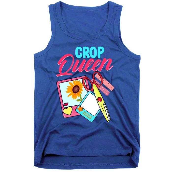 Scrapbook Crop Queen Retreat Hand Crafting Scrapbooking Gift Tank Top