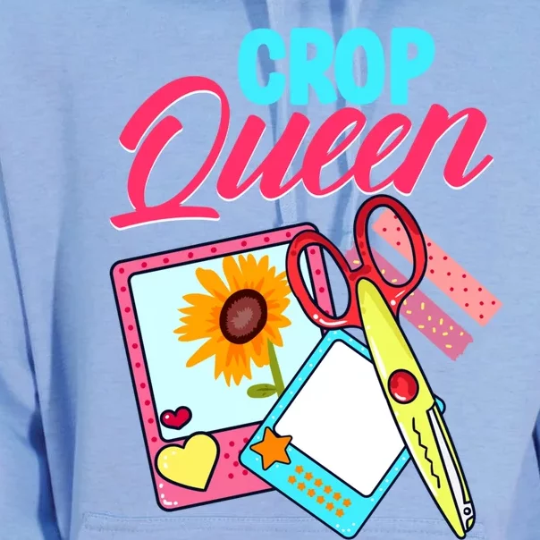 Scrapbook Crop Queen Retreat Hand Crafting Scrapbooking Gift Unisex Surf Hoodie