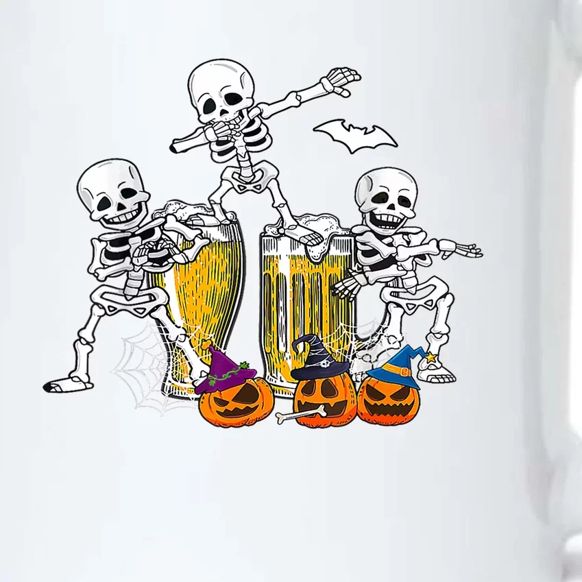 Skeletons Cheers Quirky Beer Halloween Costume Idea Black Color Changing Mug