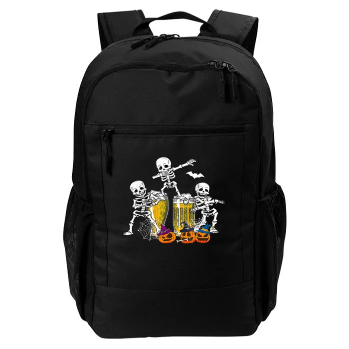 Skeletons Cheers Quirky Beer Halloween Costume Idea Daily Commute Backpack