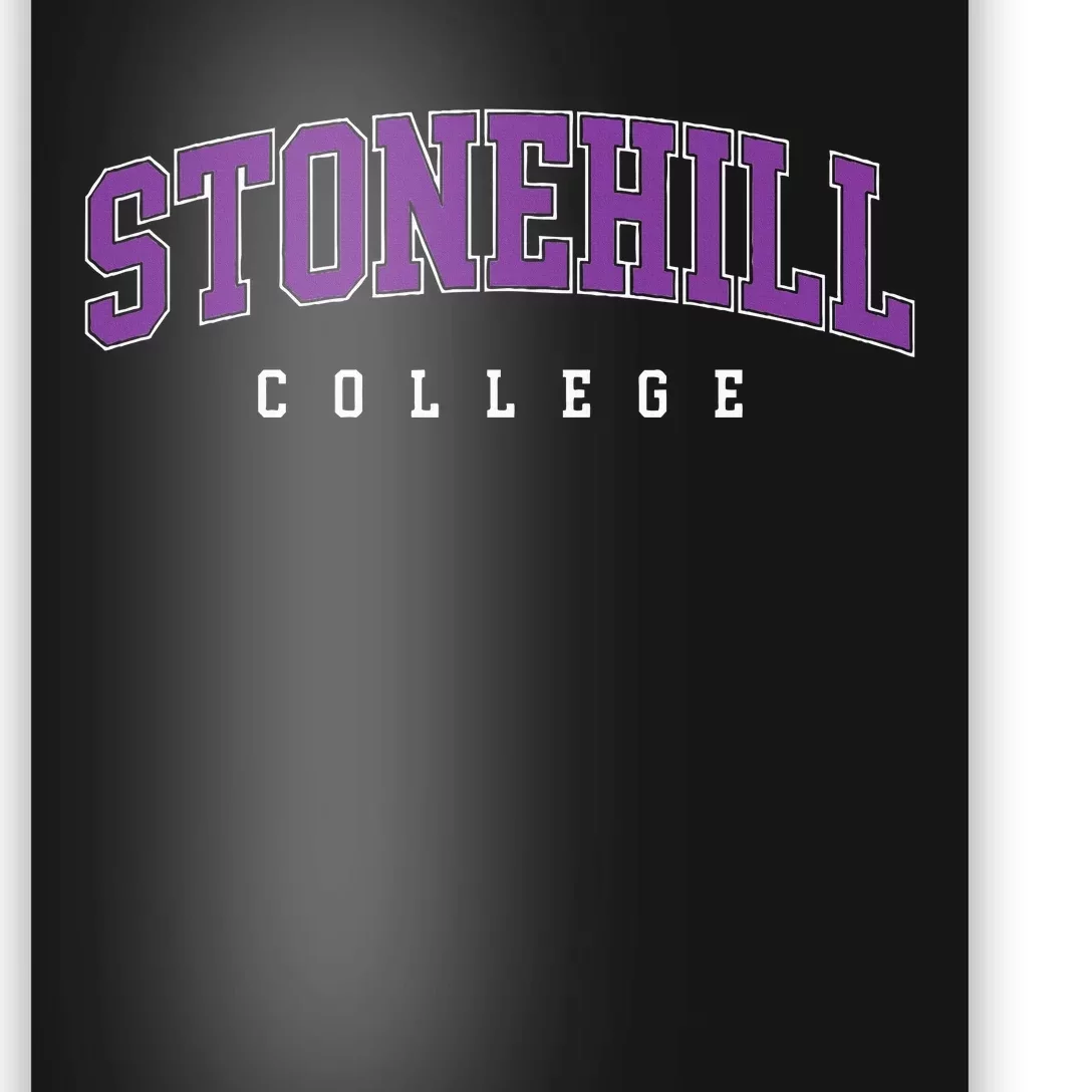 Stonehill College Retro Poster