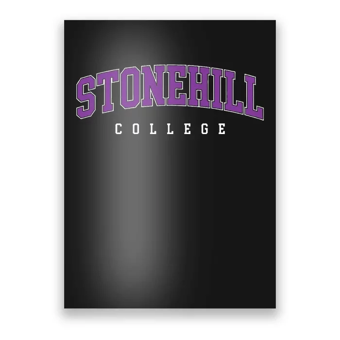 Stonehill College Retro Poster