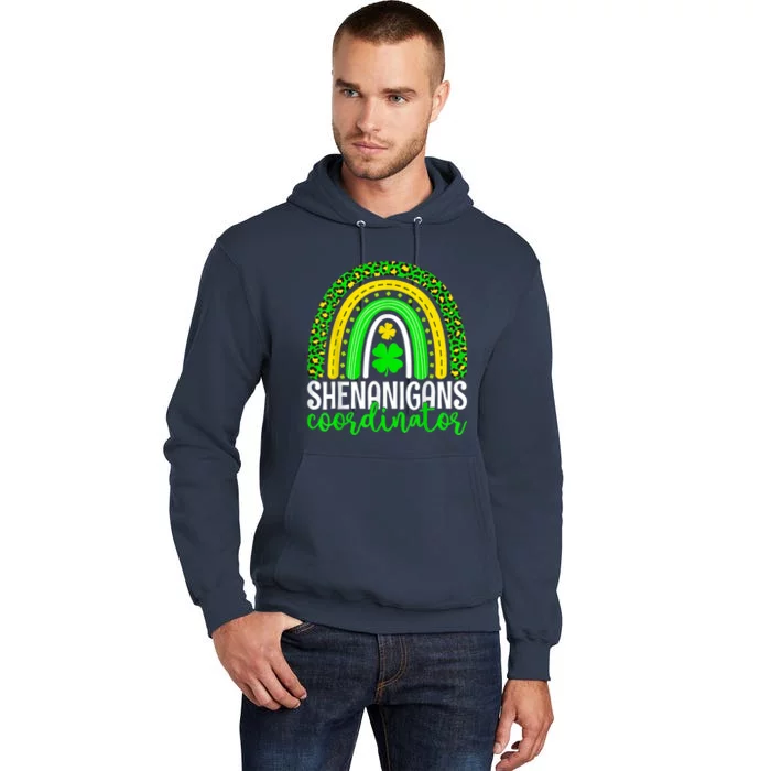 Shenanigans Coordinator Rainbow St Patricks Day Teacher Gift Tall Hoodie