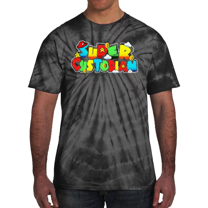 Super Custodian Retro Colorful Tie-Dye T-Shirt