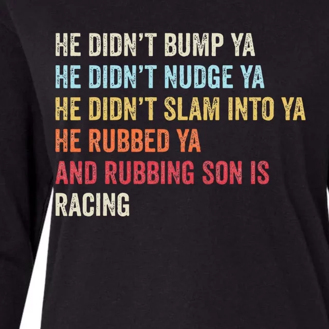 Sprint Car Racing Apparel Funny Race Quote Dirt Track Racing Womens Cotton Relaxed Long Sleeve T-Shirt