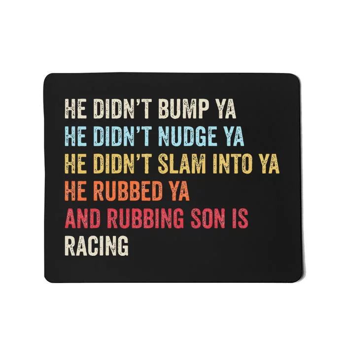 Sprint Car Racing Apparel Funny Race Quote Dirt Track Racing Mousepad