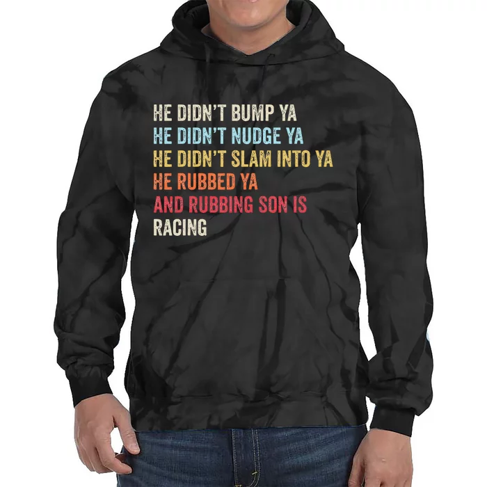 Sprint Car Racing Apparel Funny Race Quote Dirt Track Racing Tie Dye Hoodie